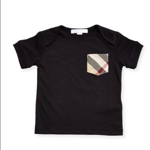 Burberry Baby Callum Check Pocket Tee 18 Months